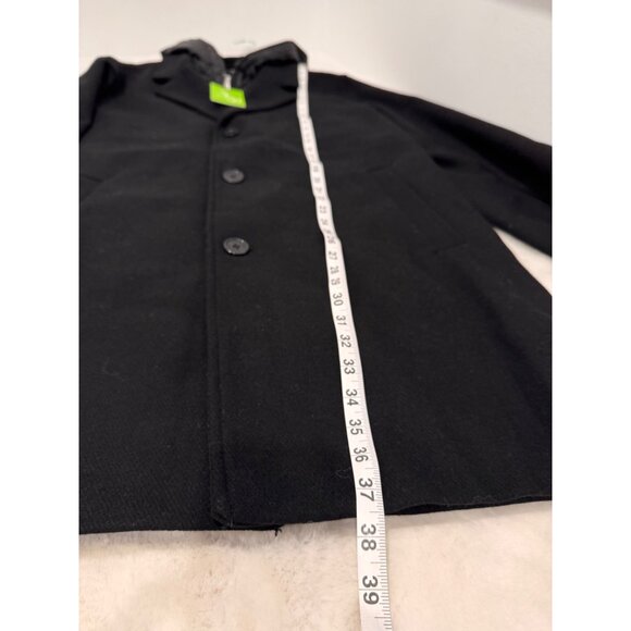 New Sam Edelman Men's Size XL Single Breasted Wool Blend Hooded Coat *Defect* - Picture 7 of 16